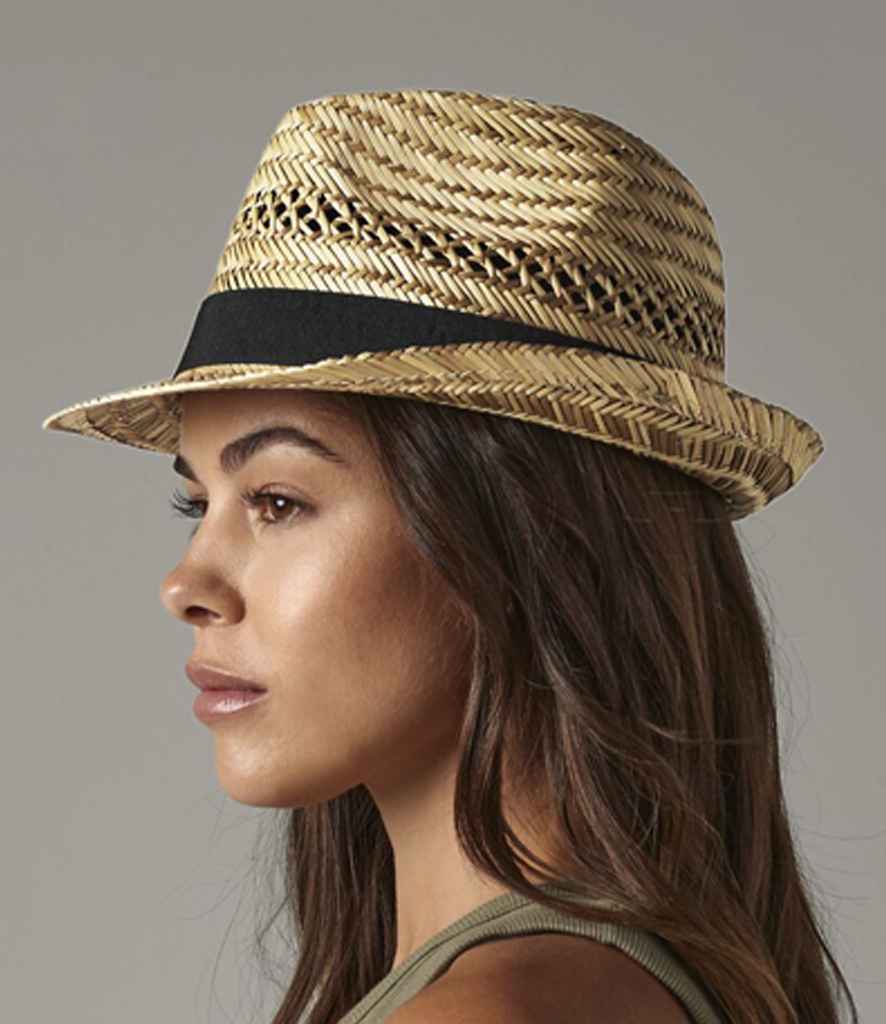 Beechfield Straw Summer Trilby