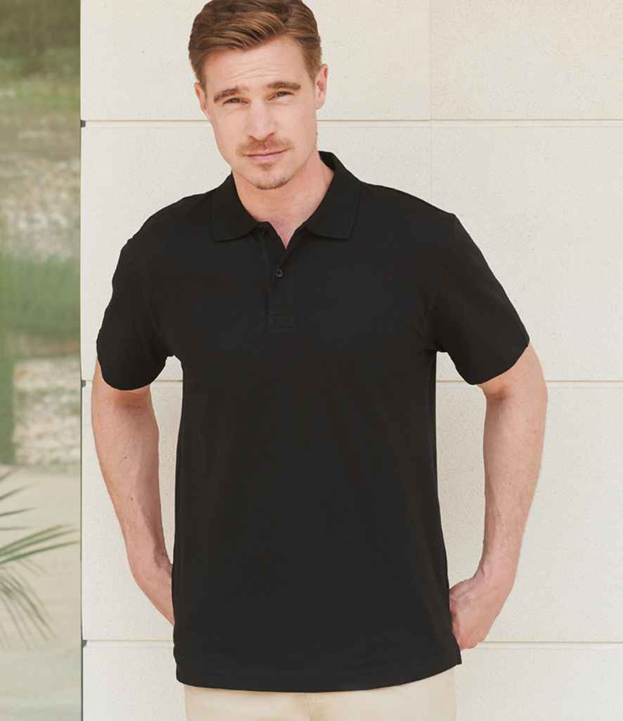 Henbury Unisex Stretch Cotton Piqué Polo Shirt